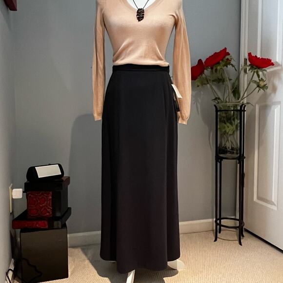 NEW Kasper Career Academia Wool Maxi Skirt Suit Longline Blazer Jacket 2/4P NWT - Picture 8 of 14